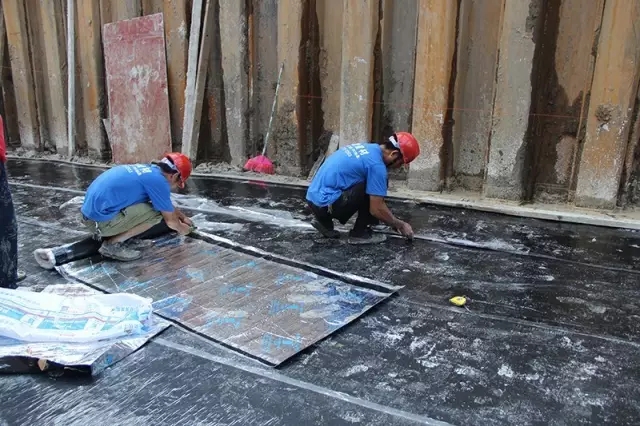 青龍承接中山某綜合管廊防水材料供應及施工 防水材料