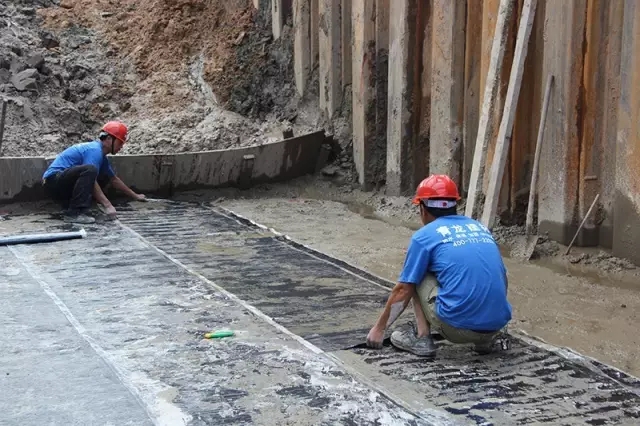 青龍承接中山某綜合管廊防水材料供應及施工 防水材料