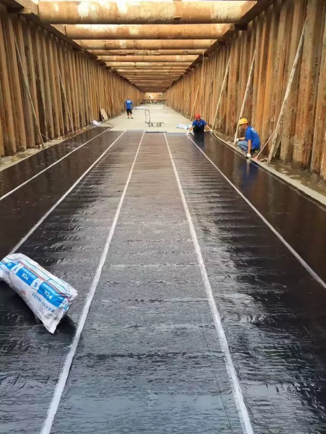 青龍承接中山某綜合管廊防水材料供應及施工 防水材料